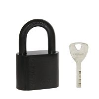 Замок навесной Fuaro (Фуаро) PL-WEATHER-1540 Black 4 fin key ( PL-15-40) диск. /блистер