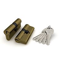 Цилиндровый механизм Fuaro (Фуаро) (R300/60) R3000Key60(25+10+25) AB бронза 5Key