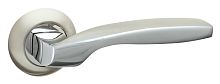 Дверная ручка Fuaro (Фуаро)  R.AR54.BOSTON (BOSTON AR) 140mm SN/CP-3 матовый никель/хром