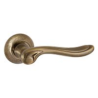 Дверная ручка Punto (Пунто) R.TL54.ONDA (ONDA TL) ABG-6 зеленая бронза