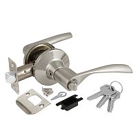 Ручка защелка Ajax (Аякс) DK610 SN-ET (6010 SN-E) (ключ/фиксатор) мат. никель