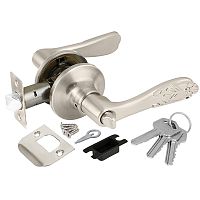 Ручка защелка Punto (Пунто) DK633 SN-ET (6033 SN-E) (ключ/фиксатор) мат. никель