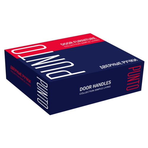 Дверная ручка Punto (Пунто) K.QR52.ORION BL-24 черный фото 3