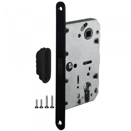 Замок магнитный под цилиндр Punto (Пунто) ML85-50/BL BL (черный)