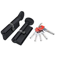 Цилиндровый механизм Fuaro (Фуаро) (D-PRO502/60) D-PRO5002Knob60(25+10+25) BL черный 5Key