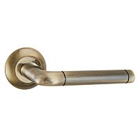 Дверная ручка Punto (Пунто) R.TL54.REX (REX TL) 105mm ABG-6 зеленая бронза