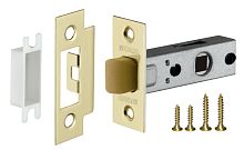 Защелка врезная с пластиковым язычком Fuaro (Фуаро) PLASTP12-45-25 SG матовое золото