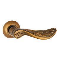 Дверная ручка Punto (Пунто) R.TL54.FLOR (FLOR TL) CF-17 кофе