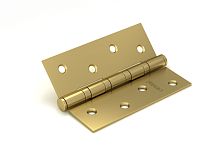 Петли дверные Fuaro (Фуаро) универсальная IN4400U-BL SB (4BB/BL 100x75x2,5) мат.золото БЛИСТЕР