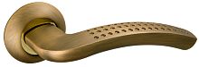 Дверная ручка Fuaro (Фуаро)  R.AR54.LOUNGE (LOUNGE AR) 130mm AB/GP-7 бронза/золото
