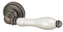 Дверная ручка Armadillo (Армадилло) R.CL55.Silvia (Silvia CL1) AS/СRP-109 античное серебро/кракелюр