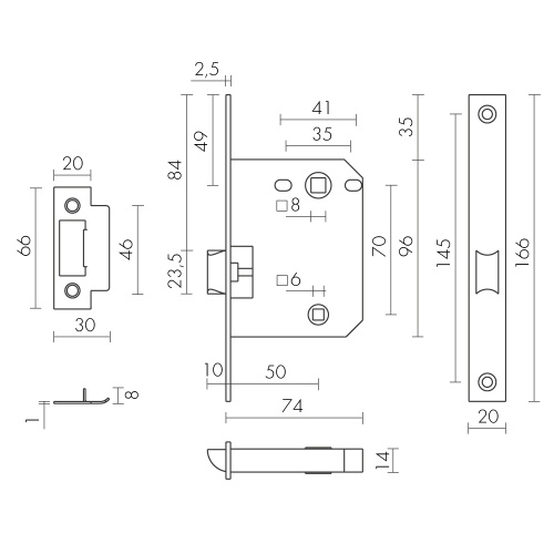 Защелка сантехническая с пластиковым язычком Fuaro (Фуаро) PLASTP72-50 (P72-50) BL черный фото 3 Защелка сантехническая с пластиковым язычком Fuaro (Фуаро) PLASTP72-50 (P72-50) BL черный фото 3