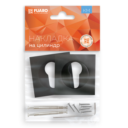 Накладка под цилиндр Fuaro (Фуаро) ET.K.KM52 (ET KM) BL-24 черный фото 2