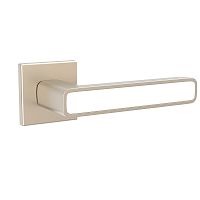 Дверная ручка Punto (Пунто) K.ARC.Q52.MARS SN/WH-19 матовый никель/белый