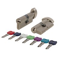 Цилиндровый механизм Punto (Пунто) MaxPro7002Knob100mm(50+10+40) SN никель 7key с вертушкой