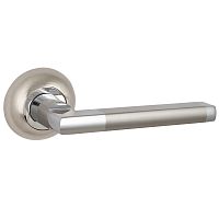 Дверная ручка Punto (Пунто) R.ZR54.AXIS (AXIS ZR) SN/CP-3 матовый никель/хром