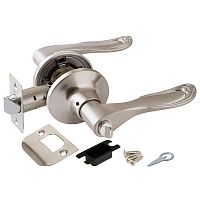 Ручка защелка Punto (Пунто) DK630 SN-BK (6030 SN-B) (фиксатор) мат.никель