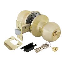 Ручка защелка Punto (Пунто) DK672 SB-ET (6072 SB-E) (ключ/фиксатор) мат. золото