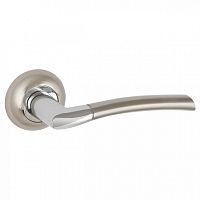 Дверная ручка Punto (Пунто) R.ZR54.COMETA (COMETA ZR) SN/CP-3 матовый никель/хром