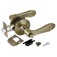 Ручка защелка Punto (Пунто) DK637 AB-BK (6037 AB-B) (фиксатор) бронза