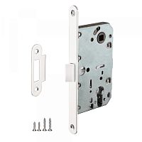 Замок под цилиндр с пластиковым язычком Punto (Пунто) PL85-50 WH (белый)