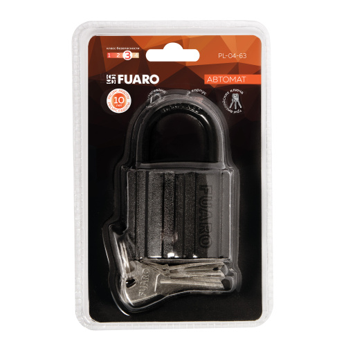 Замок навесной Fuaro (Фуаро) PL-UNI-0463 3key фото 3
