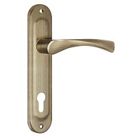 Ручка на планке Punto (Пунто) HANDLE90.CRONA.18-85 (P90 8518 CRONA) AB бронза