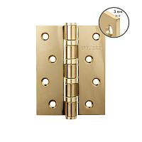 Петли дверные Fuaro (Фуаро) универсальная HEAVY IN4400U GOLD-24 (золото 24K) 100х75х3 мм