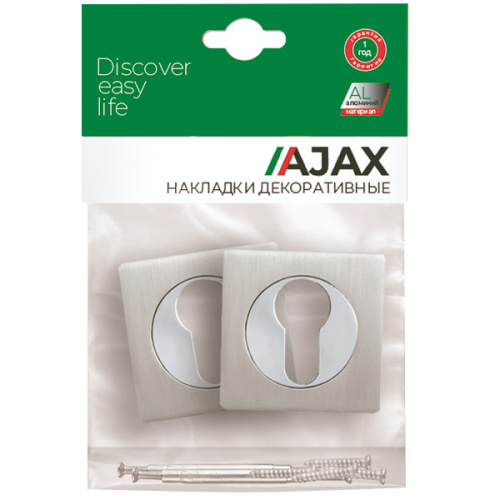 Накладка под цилиндр Ajax (Аякс) ET.R.JR54 (ET JR) BL-24 черный фото 2