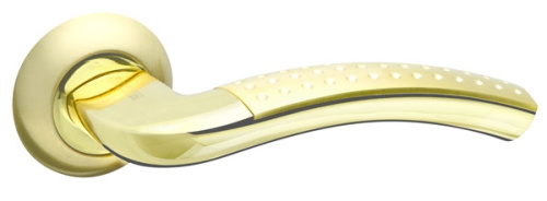 Дверная ручка Fuaro (Фуаро) R.RM54.INTRO (INTRO RM) SG/GP-4 мат.золото/золото Дверная ручка Fuaro (Фуаро) R.RM54.INTRO (INTRO RM) SG/GP-4 мат.золото/золото