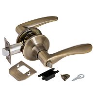 Ручка защелка Punto (Пунто) DK620 AB-BK (6020 AB-B) (фиксатор) бронза