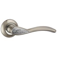 Дверная ручка Punto (Пунто) R.TL54.RUMBA (RUMBA TL) SN/CP-3 матовый никель/хром