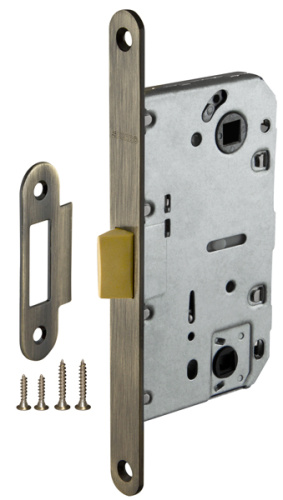 Защелка сантехническая с пластиковым язычком Fuaro (Фуаро) PLASTP96WC-50 (P96WC-50) AB бронза Защелка сантехническая с пластиковым язычком Fuaro (Фуаро) PLASTP96WC-50 (P96WC-50) AB бронза