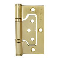 Петли дверные накладные Punto (Пунто) без врезки IN3200W-HD SB (200-2B/HD 75x2,5) Матовое золото